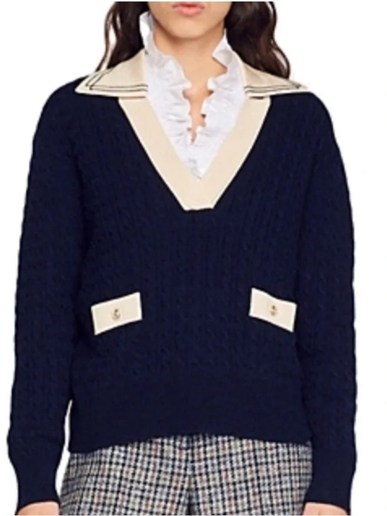 Sandro Sweaters - Sandro Nea Cable Knit Sweater